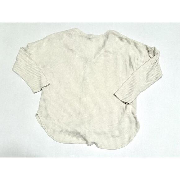 Iwollence Womens Sweater Shirt Waffle Knit Thermal Long Sleeve Tie Knot XL - Picture 5 of 15